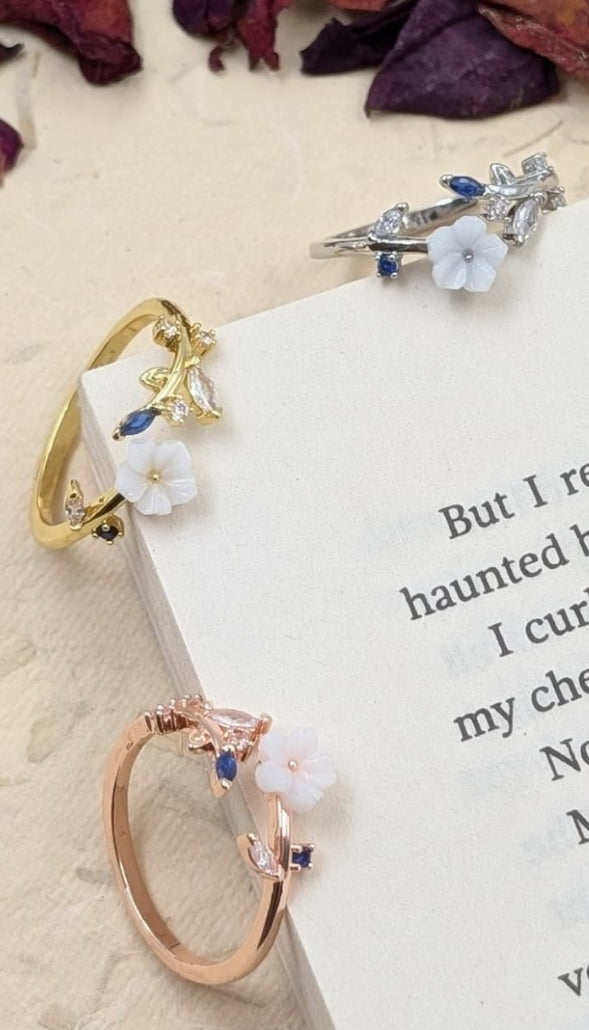 The Enchanted Floral Vine Ring